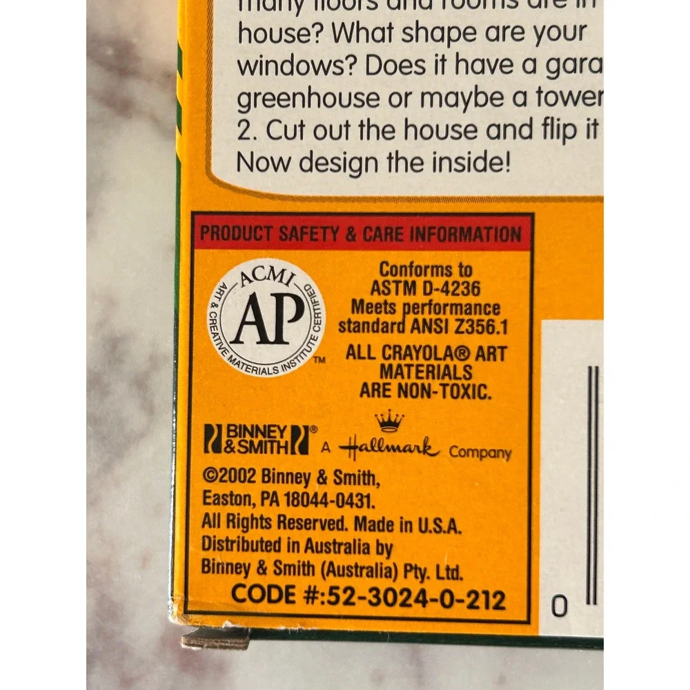 Crayola vintage 2002
